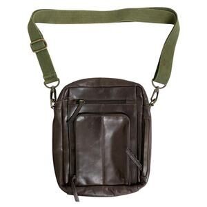 PELLA STUDIO LEATHER ORGANIZER CROSSBODY BAG